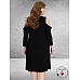YOEK Jurk Zwart Cut-out